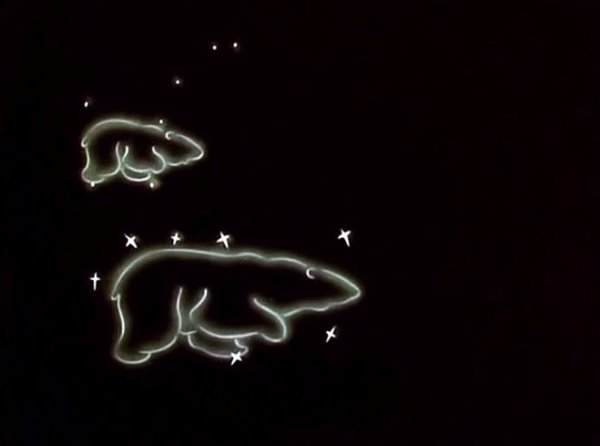 Полярная звезда в созвездии малой медведицы