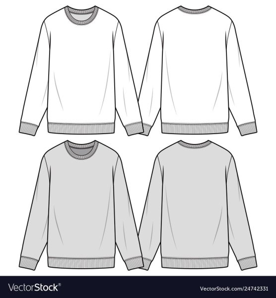 Рисование кофты оверсайз