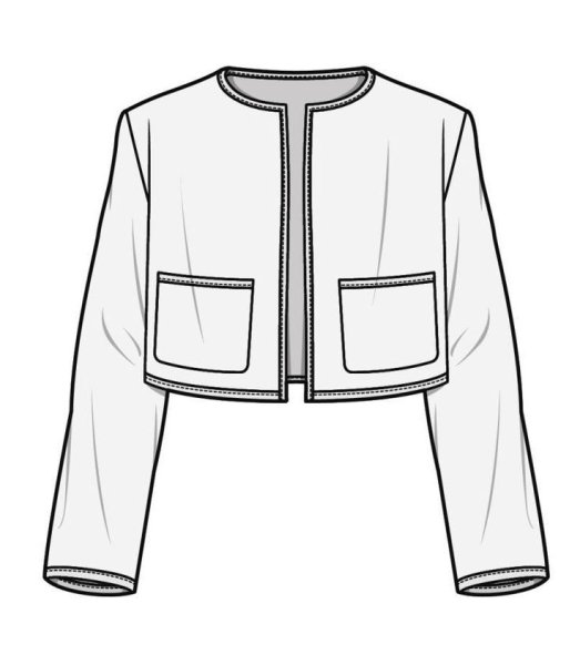 Куртка карандашом