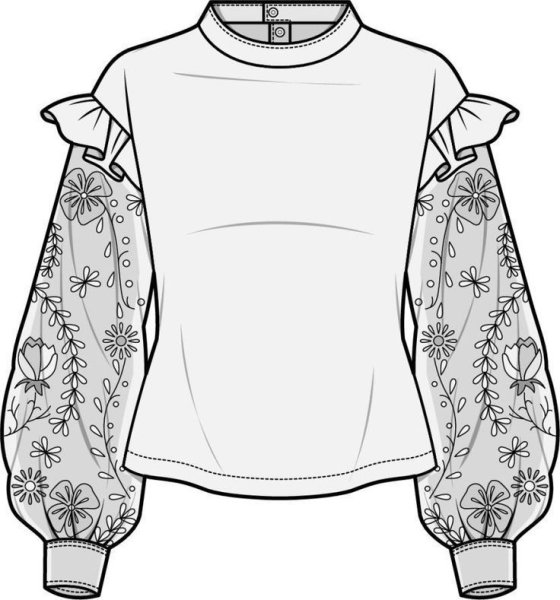 Эскиз кофты