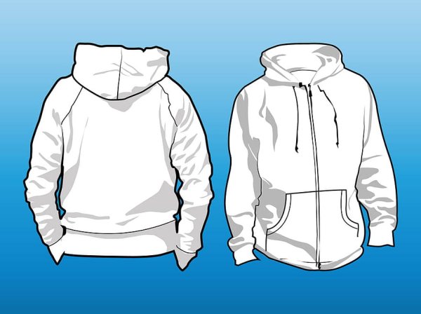 Толстовка Hoody с капюшоном вектор