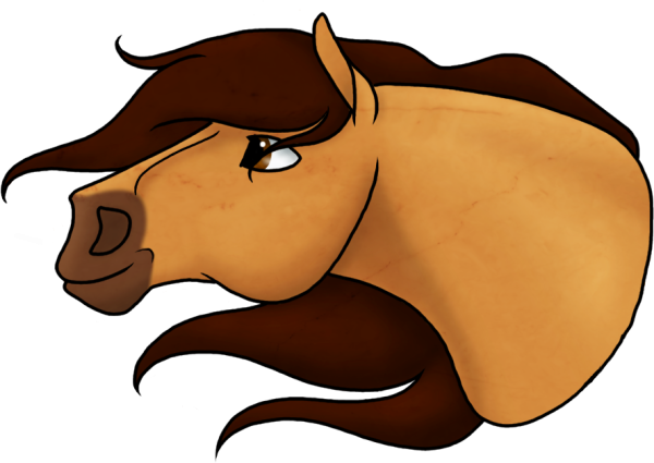 Голова лошади для детей