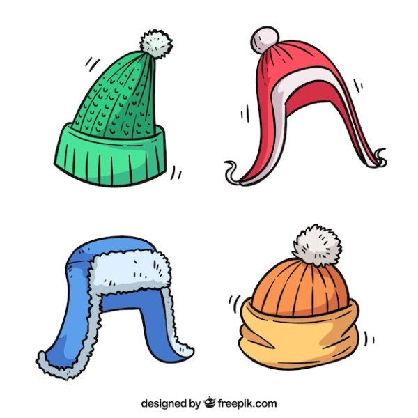 Нарисовать девушку в шапке