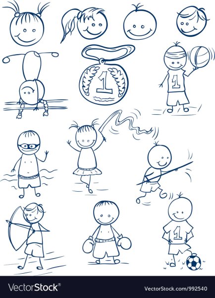 Рисованные человечки смешные