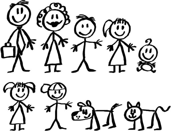 Куча смешных человечков