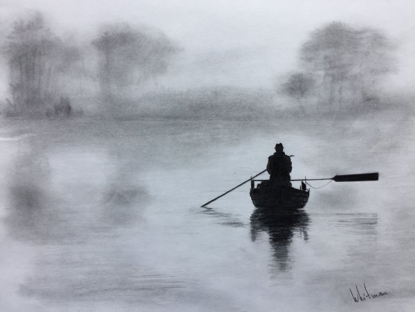 Рыбак в лодке