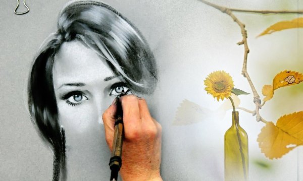 Рисовать портрет девушки