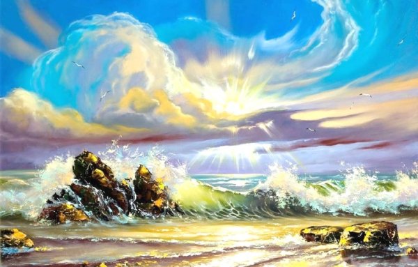 «Бегущая по волнам» Виллема хаенрайтса