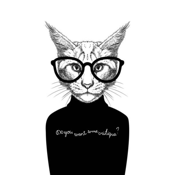 Кот в очках