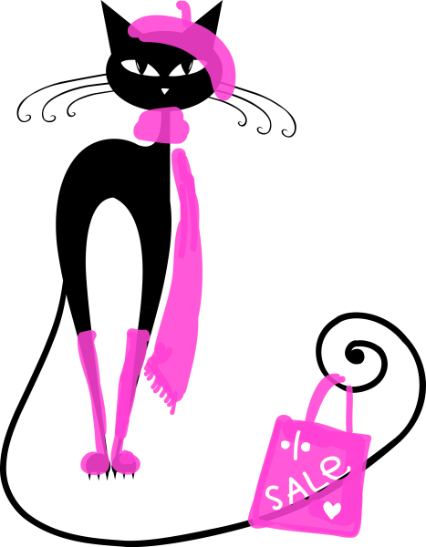 Розовая кошечка