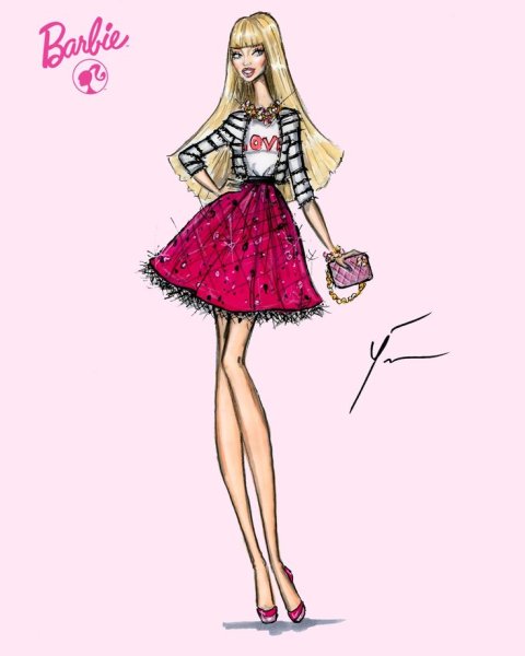 Раскраска. Барби