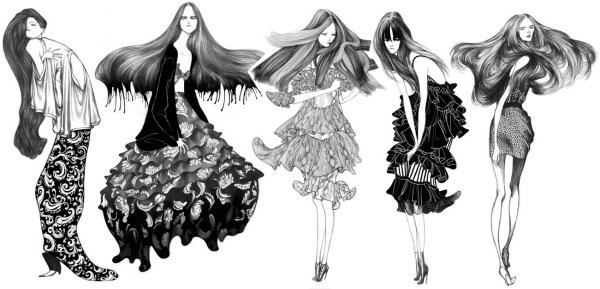 Фэшн иллюстрация