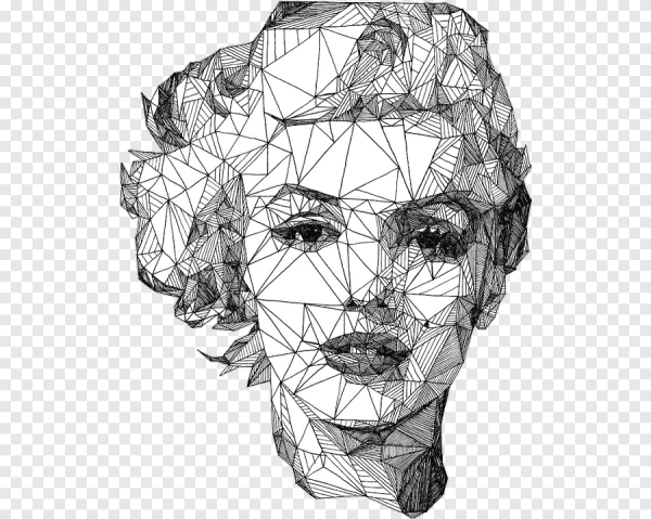 Джош Брайан геометрические портреты