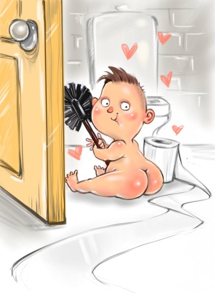 Смешные иллюстрации про материнство