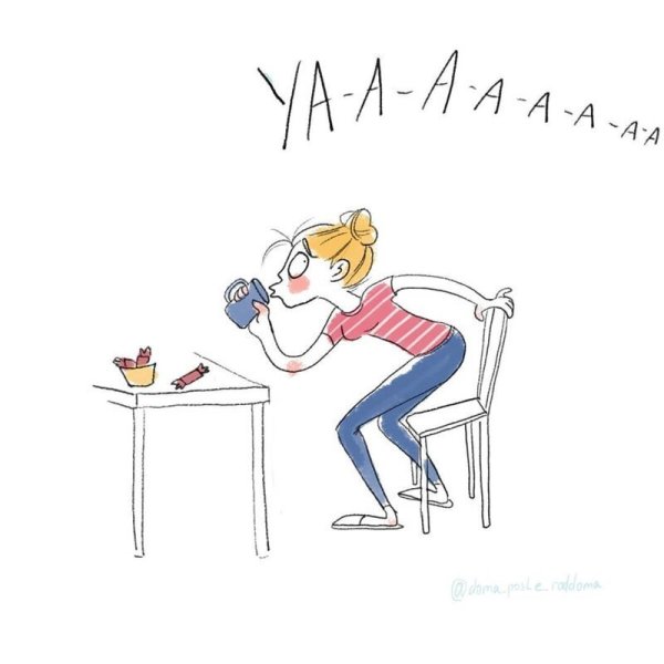 Комиксы про маму в декрете