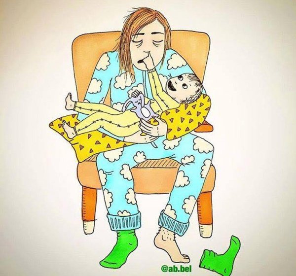 Грудное вскармливание карикатура