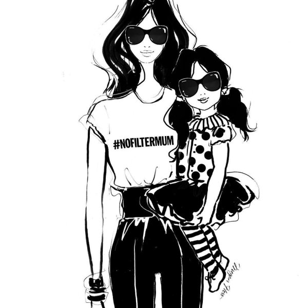 Модные рисунки