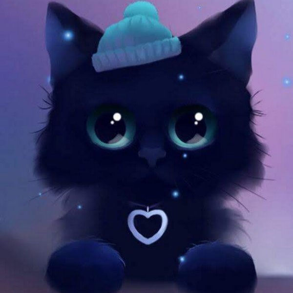 Милые черные коты