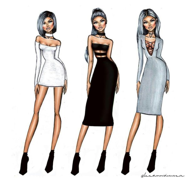 Эскизы одежды