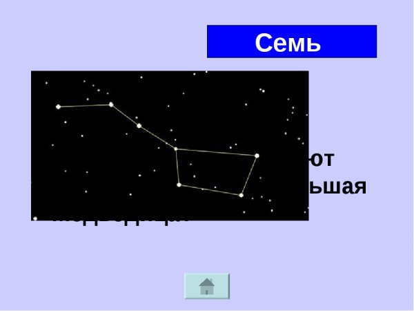 Ковш большая Медведица осенью зимой летом весной