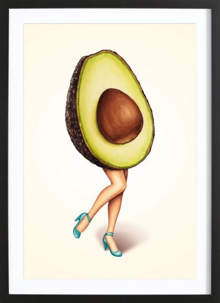 Авокадо девочка