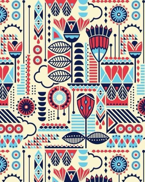 Стильный узор