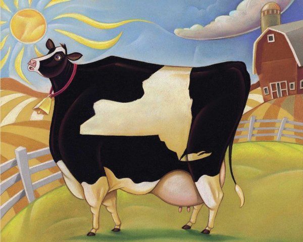 Нарядная корова