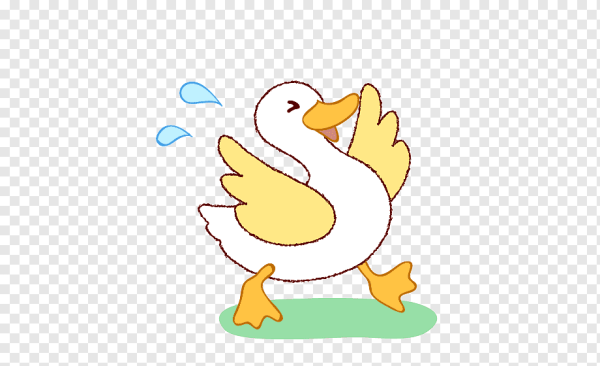 Утенок мультяшная без фона