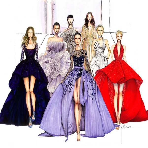 Стиль рисования Кутюр