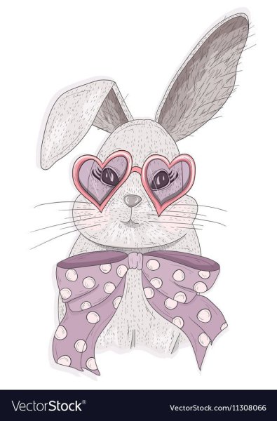 Стильный зайчик