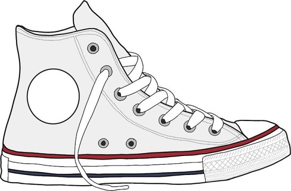 Converse кеды risunki