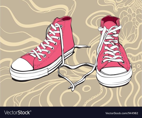 Кеды в иллюстраторе