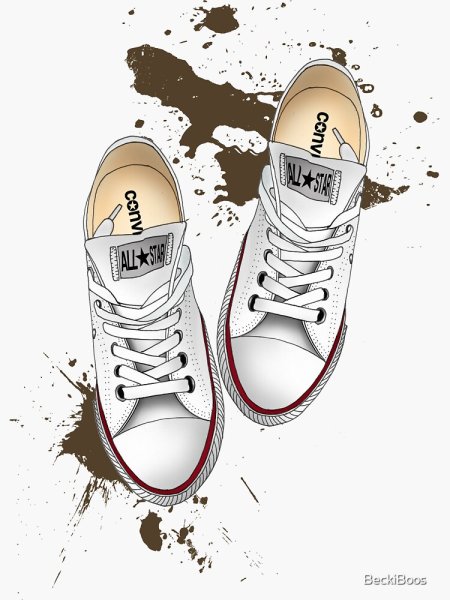 Кроссовки рисовать