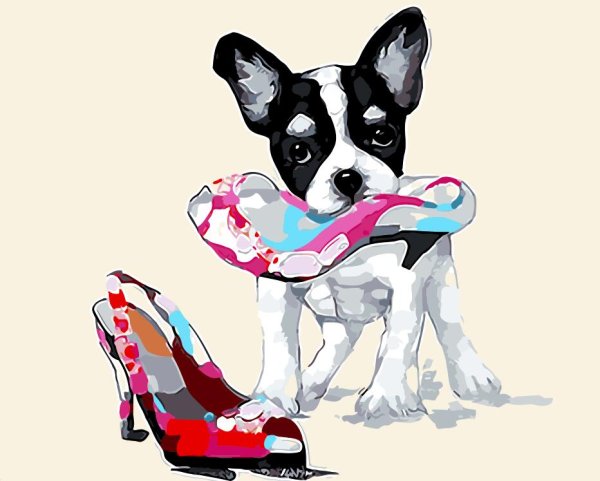 Картины с собаками стильные