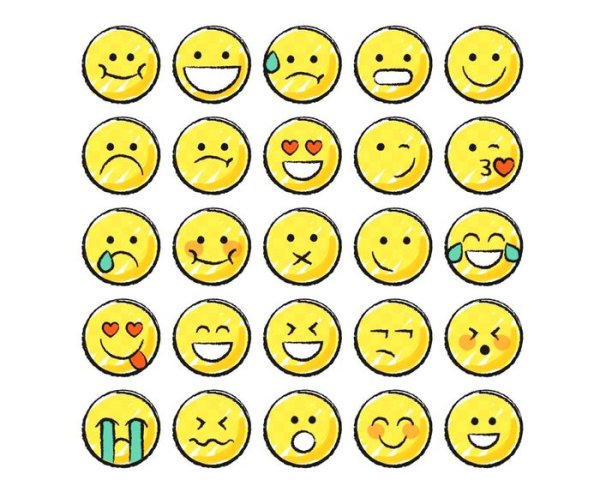 Волнистые смайлики рисунок