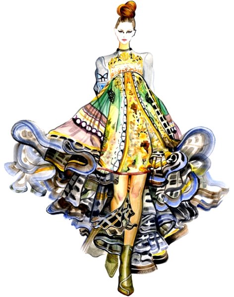 Фэшн иллюстрация
