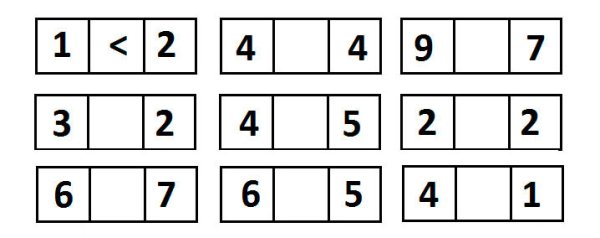Больше меньше задания для дошкольников