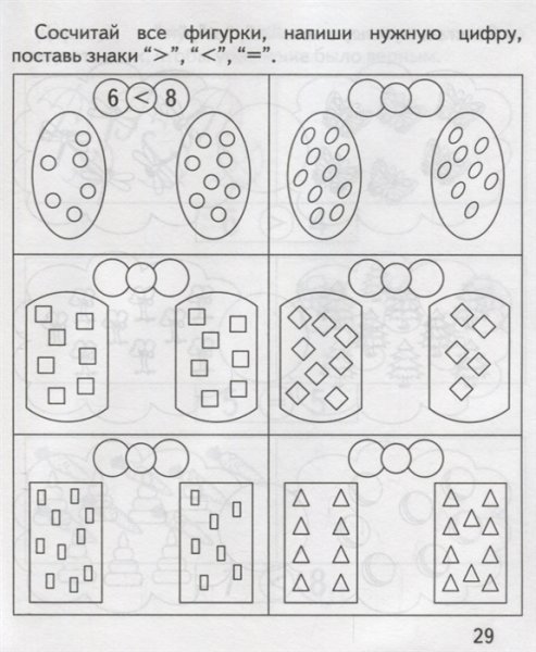 Знаки больше меньше или равно