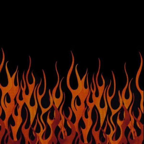 Ткань с языками пламени