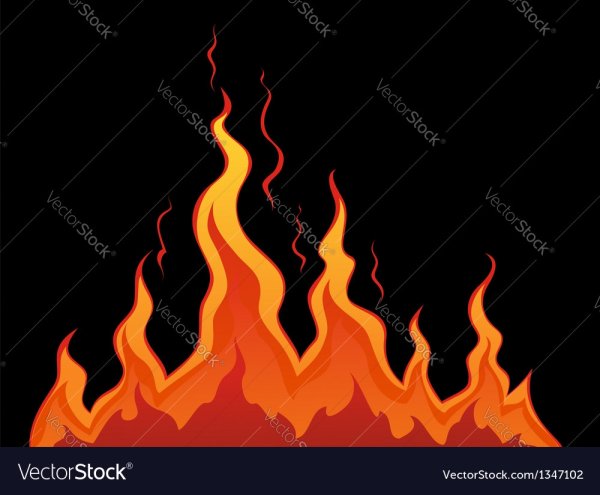 Огонь на клетчатом фоне