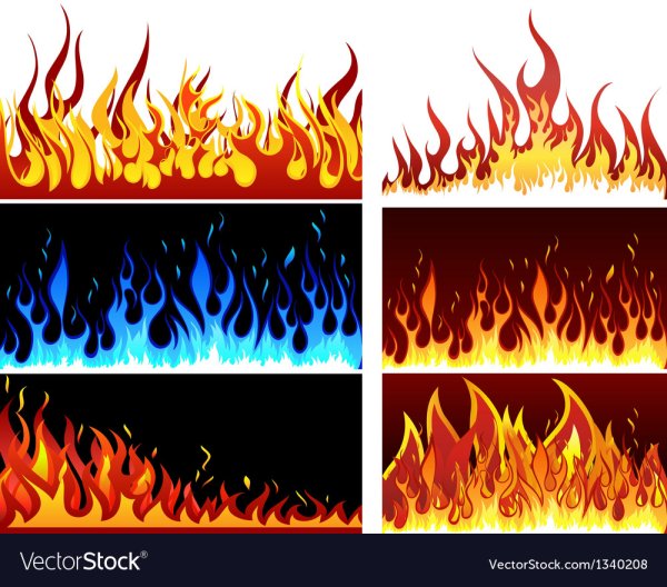 Огонь рисунок