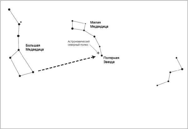 Большая и малая Медведица Полярная звезда