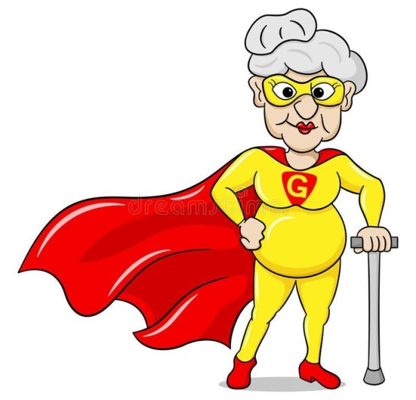 Бабуля Супермен