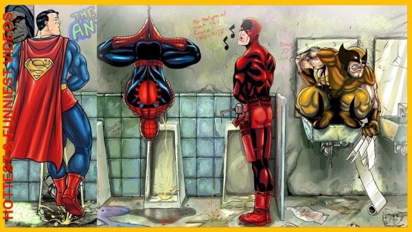 Смешные герои Марвел