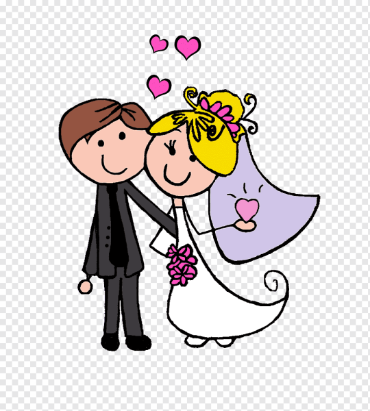 Веселая свадьба рисунок