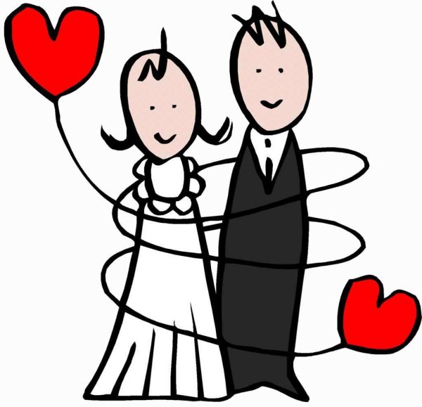 Свадьба рисунок
