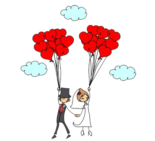 Свадебные рисунки прикольные