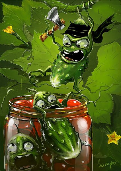 Огурчик прикольный