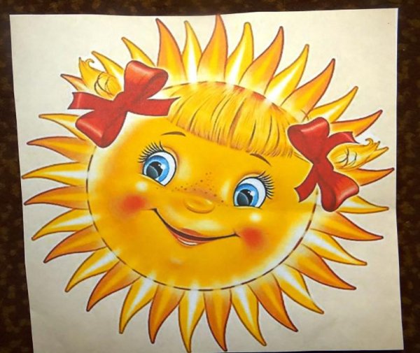 Рисование солнышко