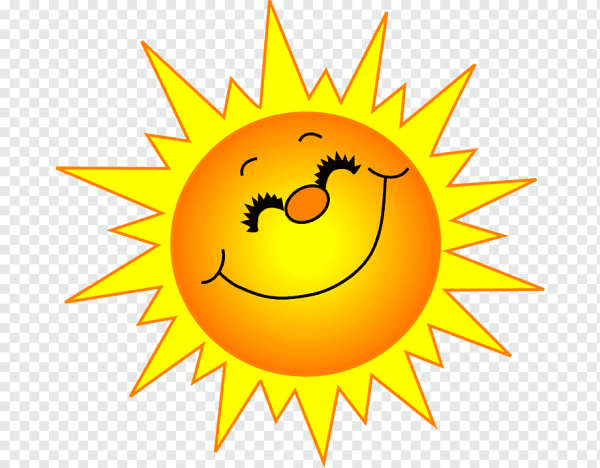 Солнышко улыбается